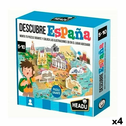 Lernspiel HEADU Descubre España (4 Stück)