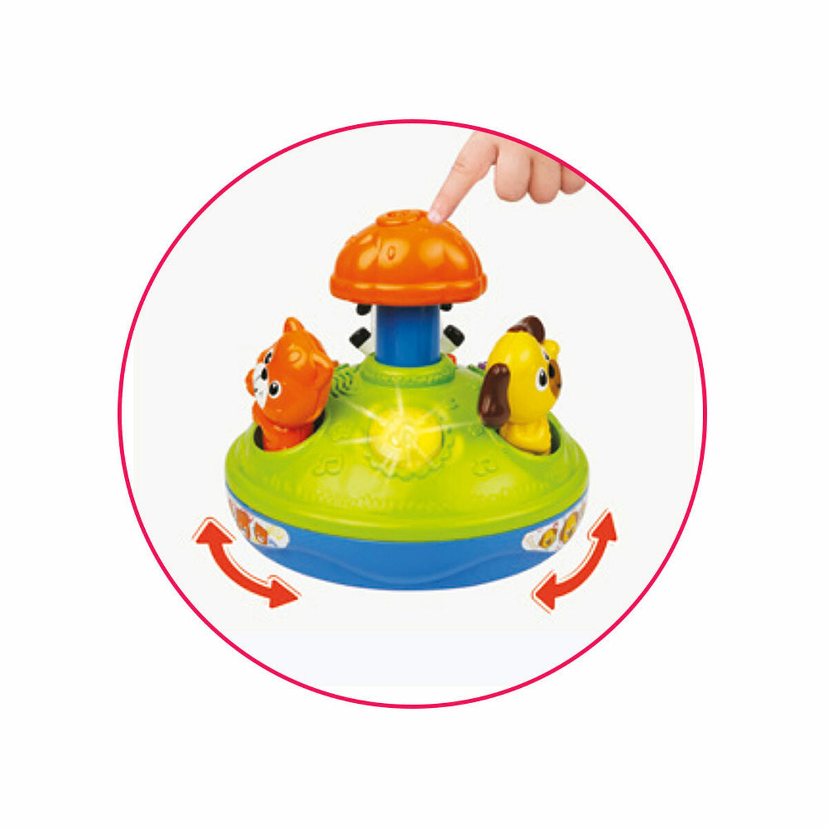 Interaktives Spielzeug für Babys Winfun tiere 18 x 15 x 18 cm (6 Stück)