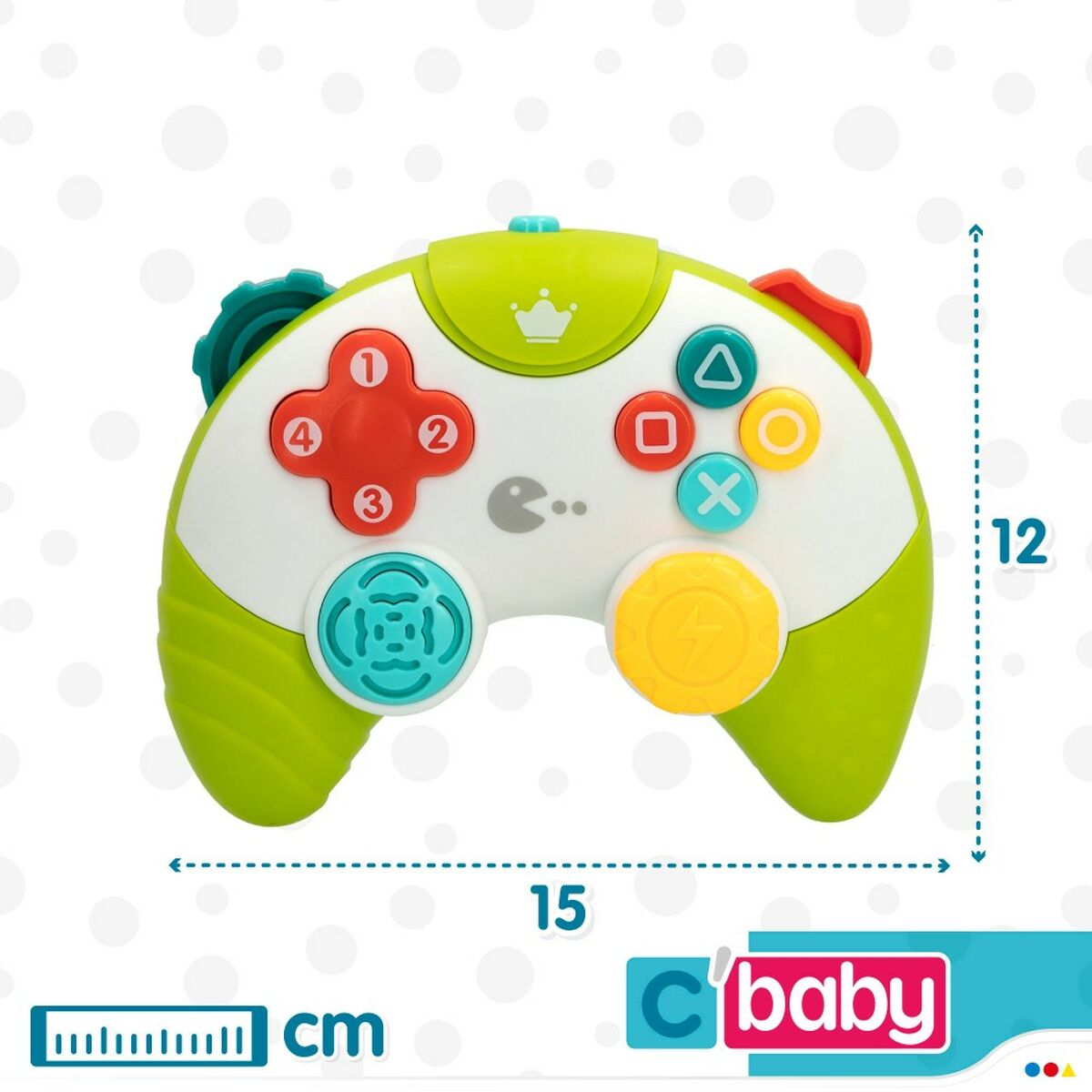 Spielzeugcontroller Colorbaby grün 15 x 5,5 x 12 cm (6 Stück)