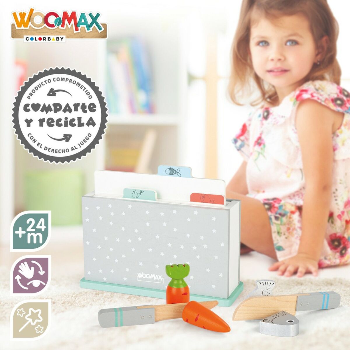 Spielküche Woomax 11 Stücke 12 Stücke 4 Stück 19 x 11 x 6,3 cm