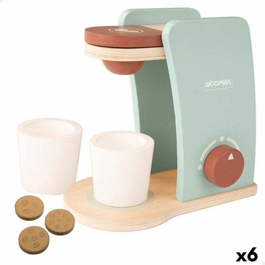 Spielzeug-Kaffeemaschine Woomax 6 Stücke 10 x 16 x 17 cm (6 Stück)