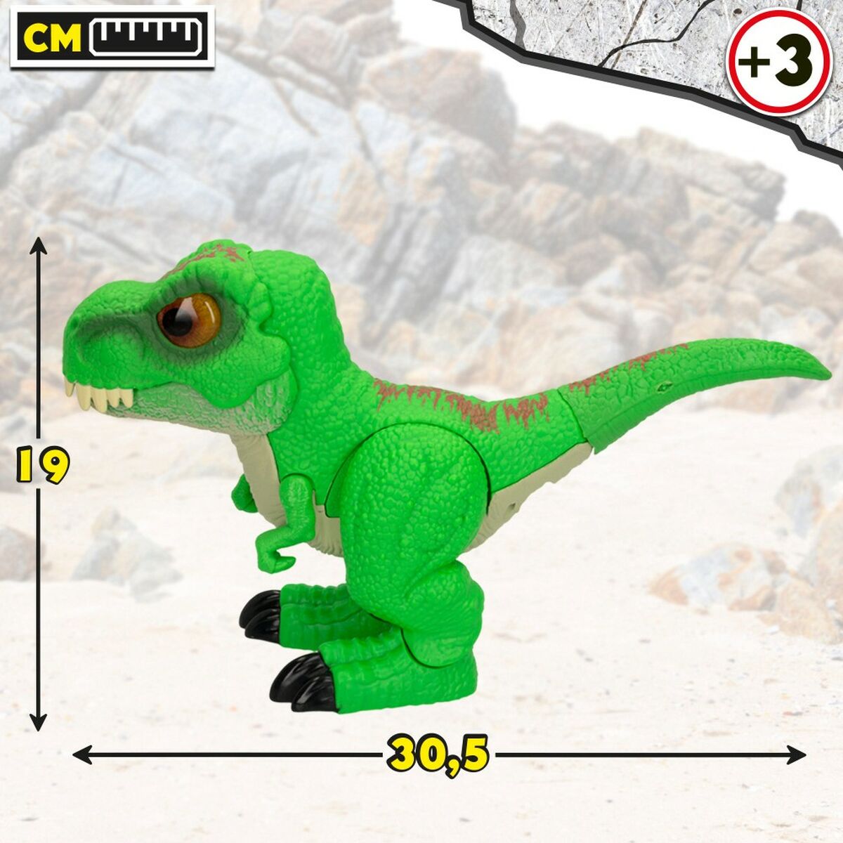 Figur Funville T-Rex 30,5 x 19 x 8 cm (4 Stück)