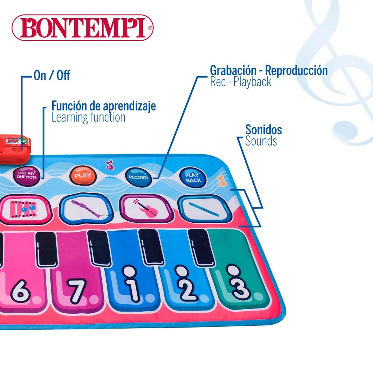 Übungsklavier Bontempi