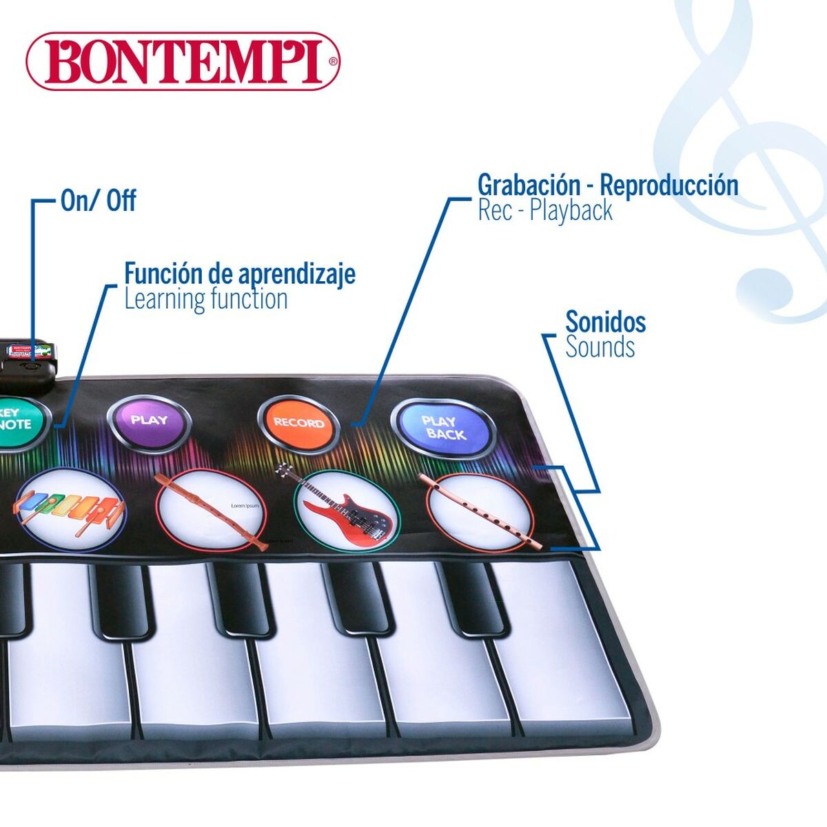 Übungsklavier Bontempi