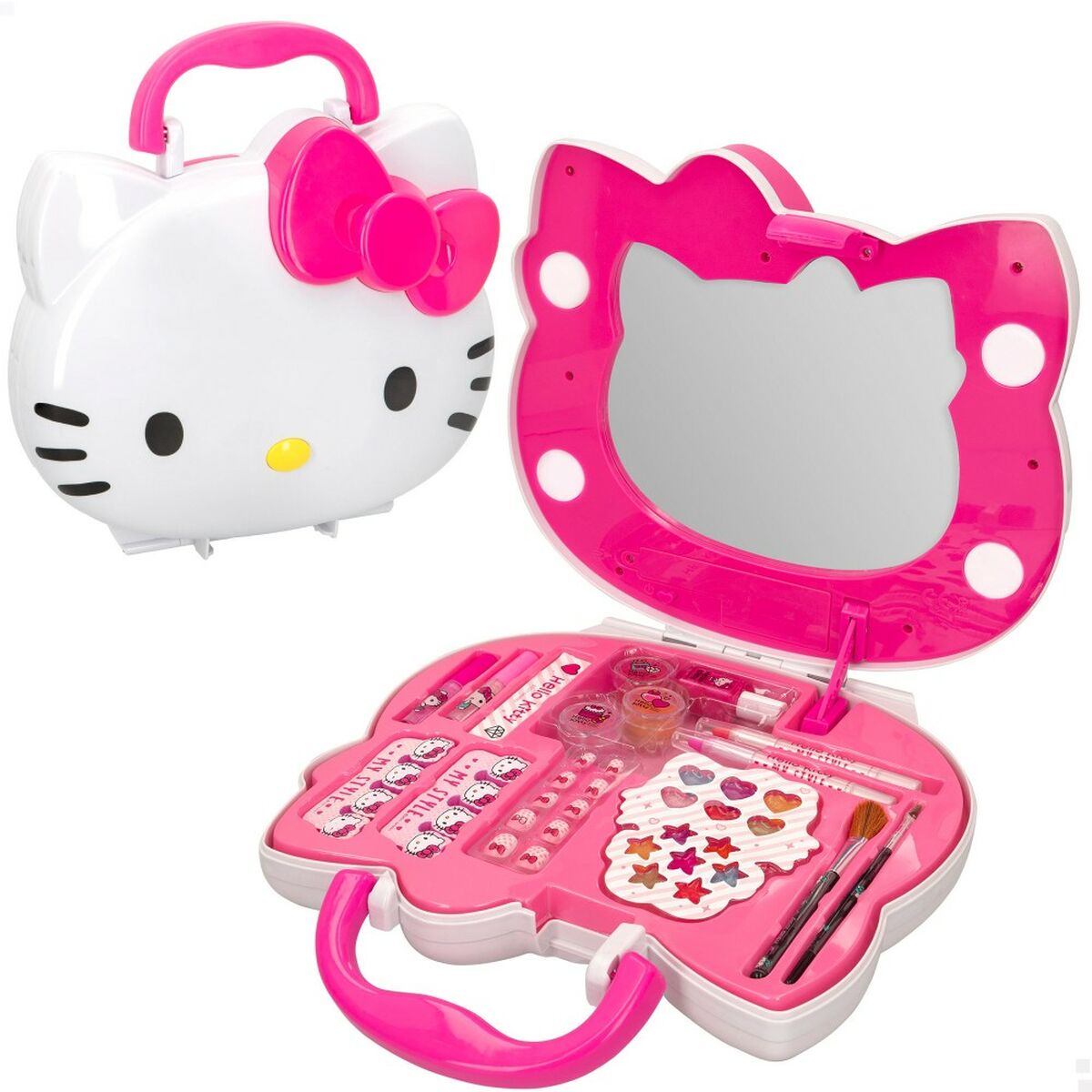 Schminkset für Kinder Hello Kitty Handtasche 36 Stücke (2 Stück)