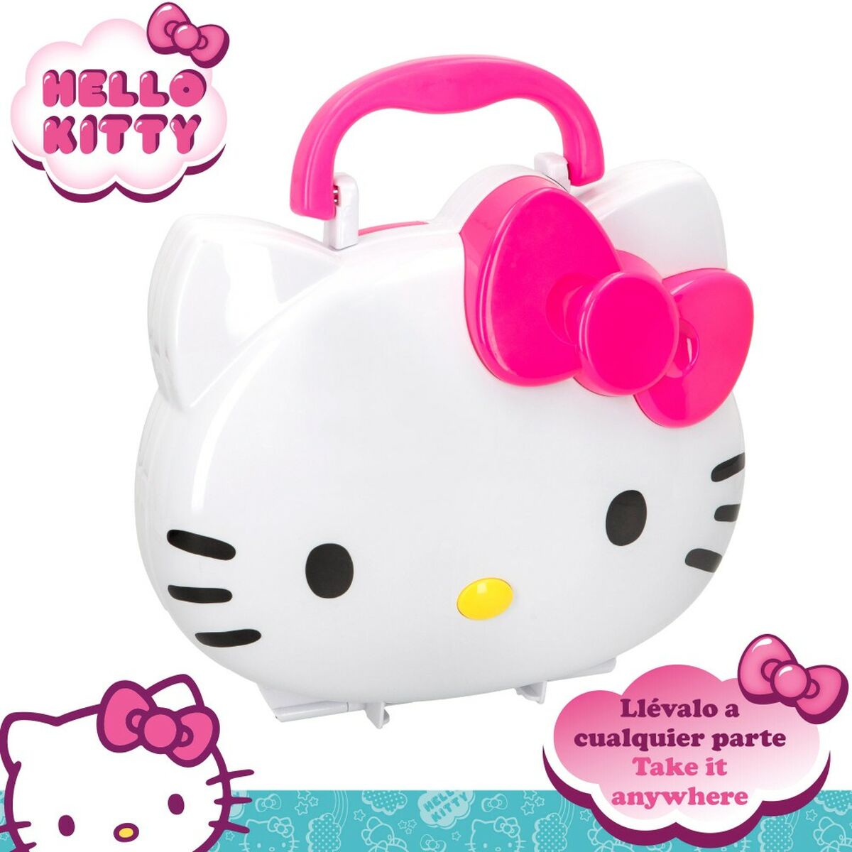 Schminkset für Kinder Hello Kitty Handtasche 36 Stücke (2 Stück)