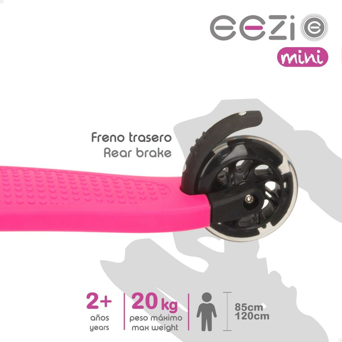 Scooter Eezi Rosa 2 Stück