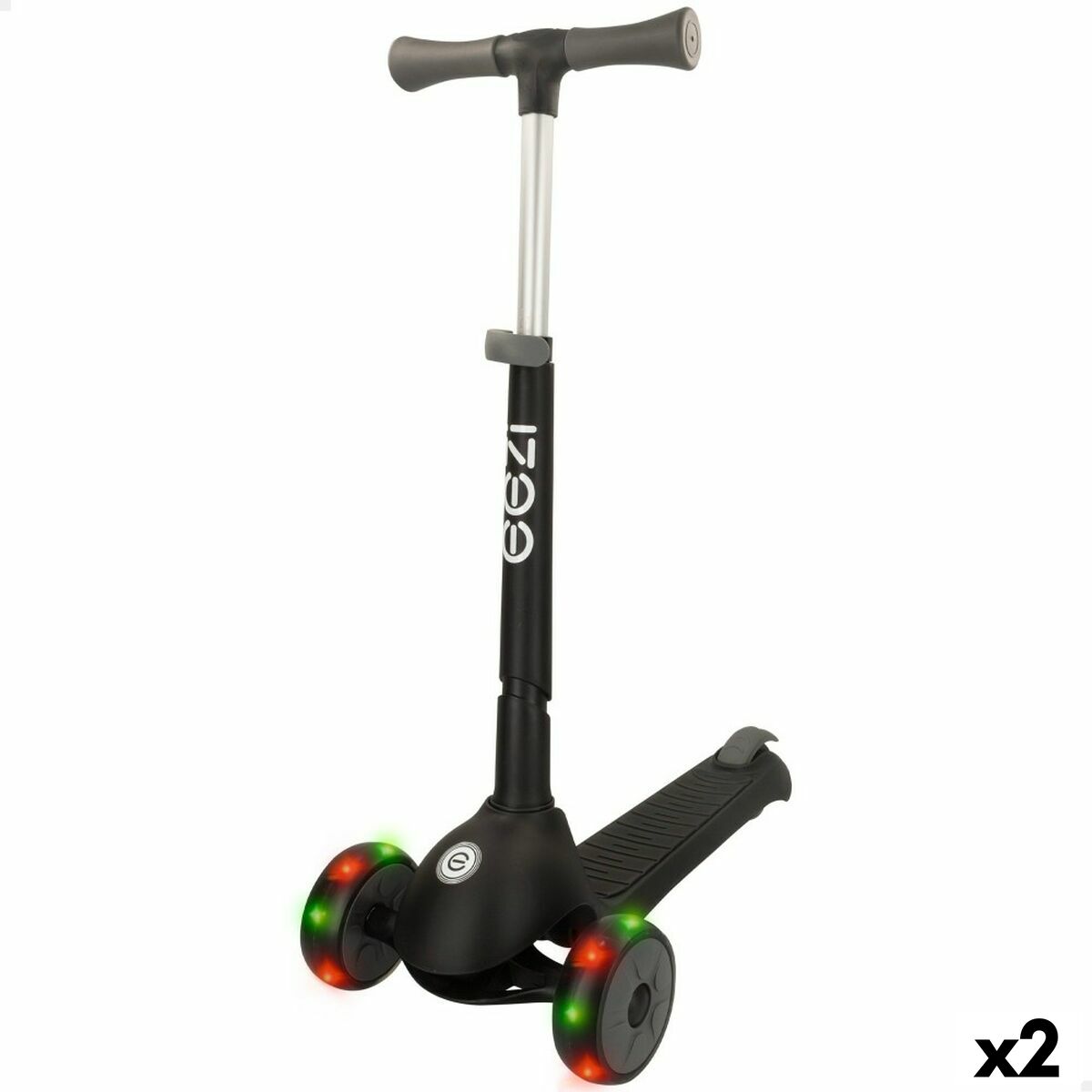 Scooter Eezi Schwarz 2 Stück