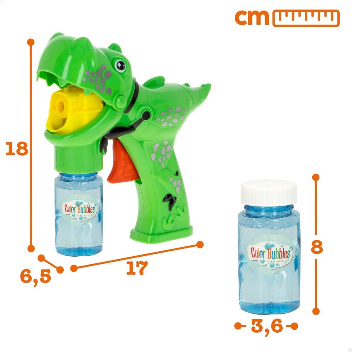 Seifenblasen Spiel Colorbaby Fric Dino Dinosaurier 17 x 18 x 6,5 cm (12 Stück)