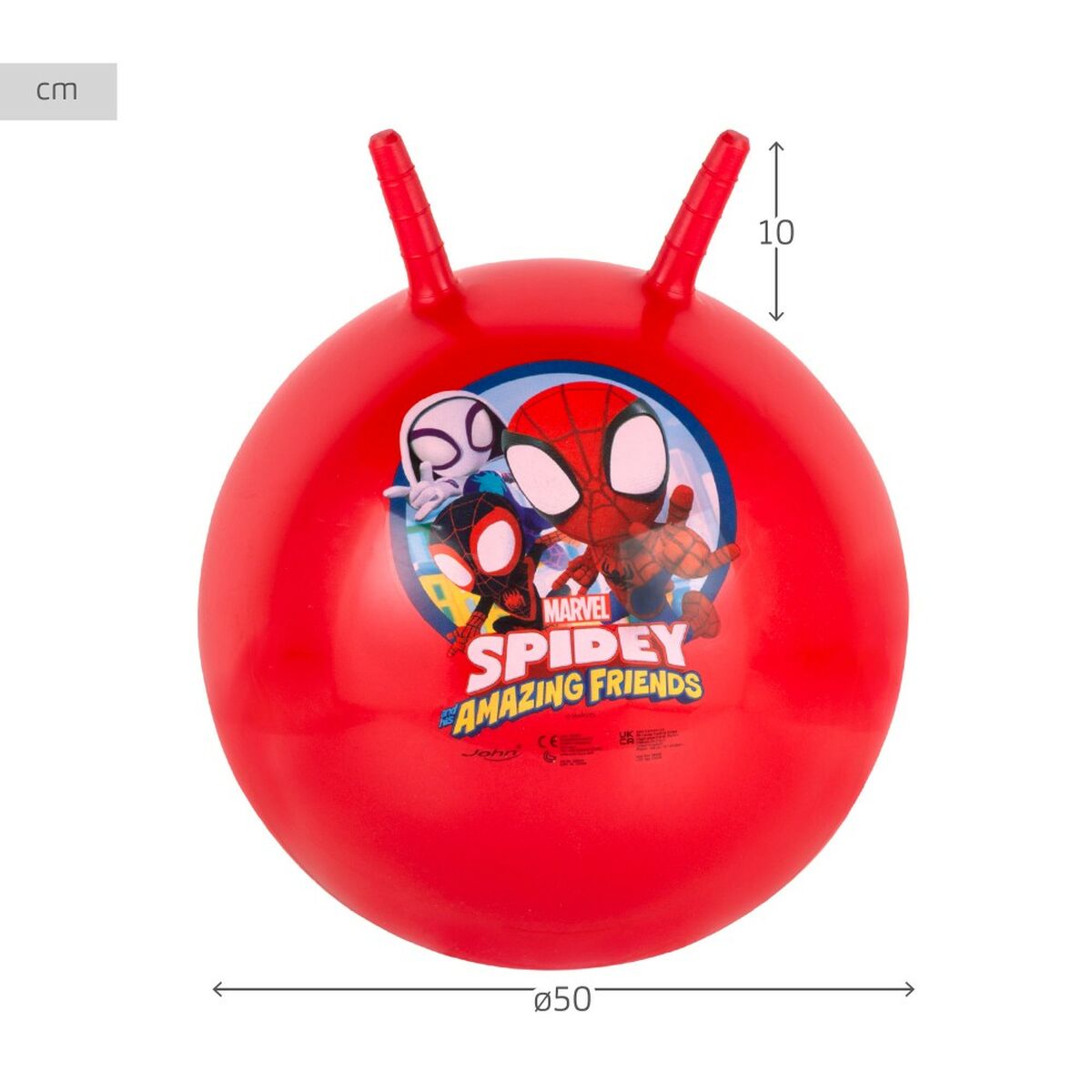 Springende Kugel Spidey Ø 45 cm Rot (10 Stück)