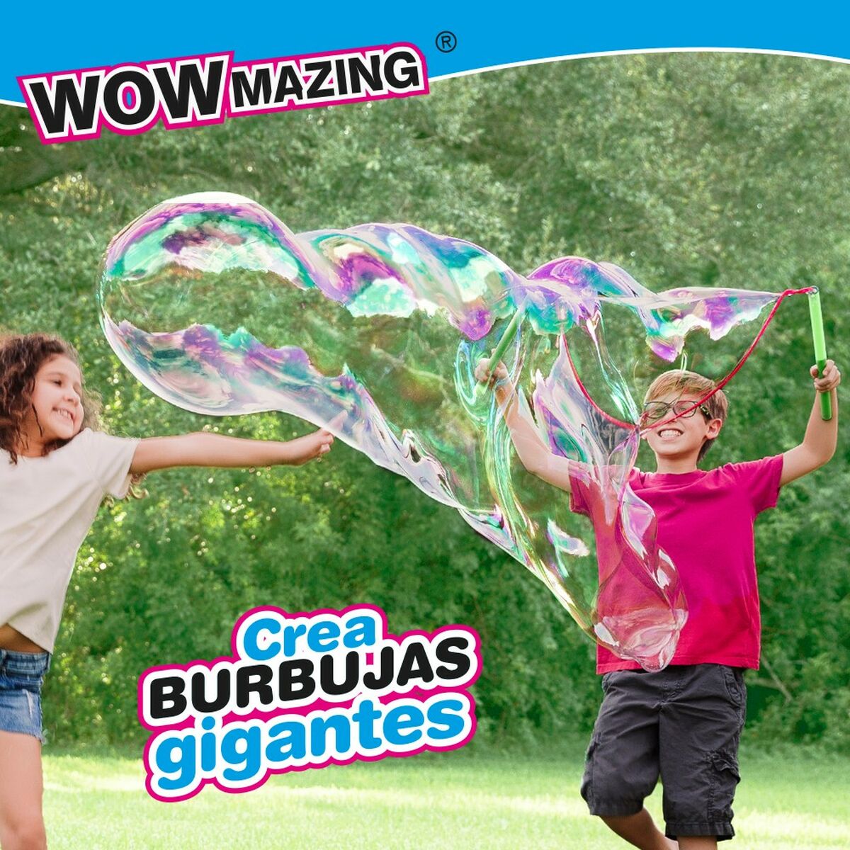 Seifenblasen Spiel WOWmazing 41 cm (24 Stück)