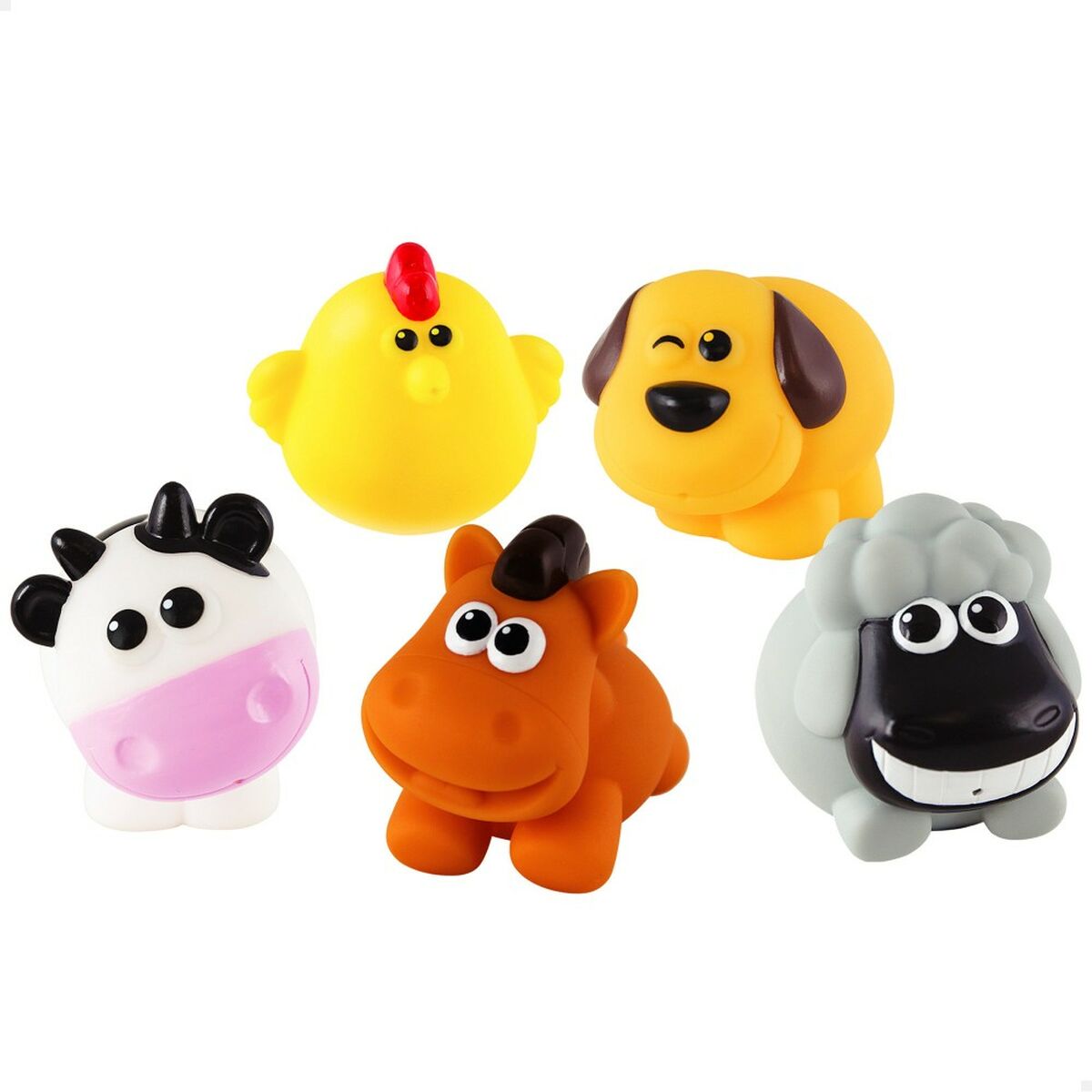 Set Tiere vom Bauernhof Winfun 7 x 6,5 x 4 cm (12 Stück)