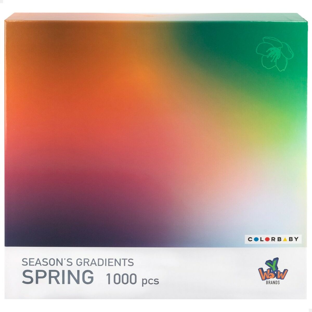 Puzzle Colorbaby Season's Gradients Spring 68 x 50 cm (6 Stück)