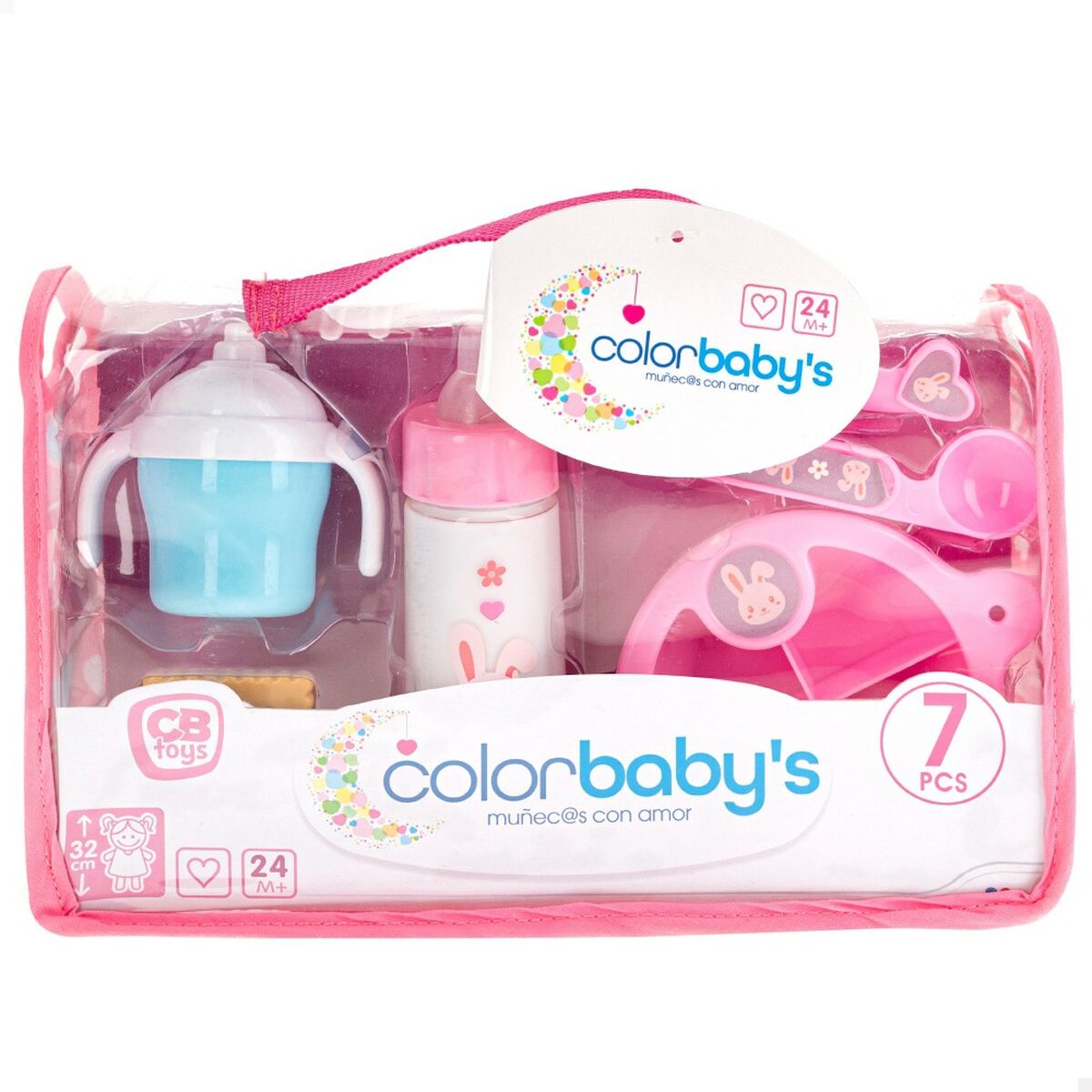 Zubehör für Puppen Colorbaby 7 Stücke 21 x 14 x 4,5 cm 6 Stück