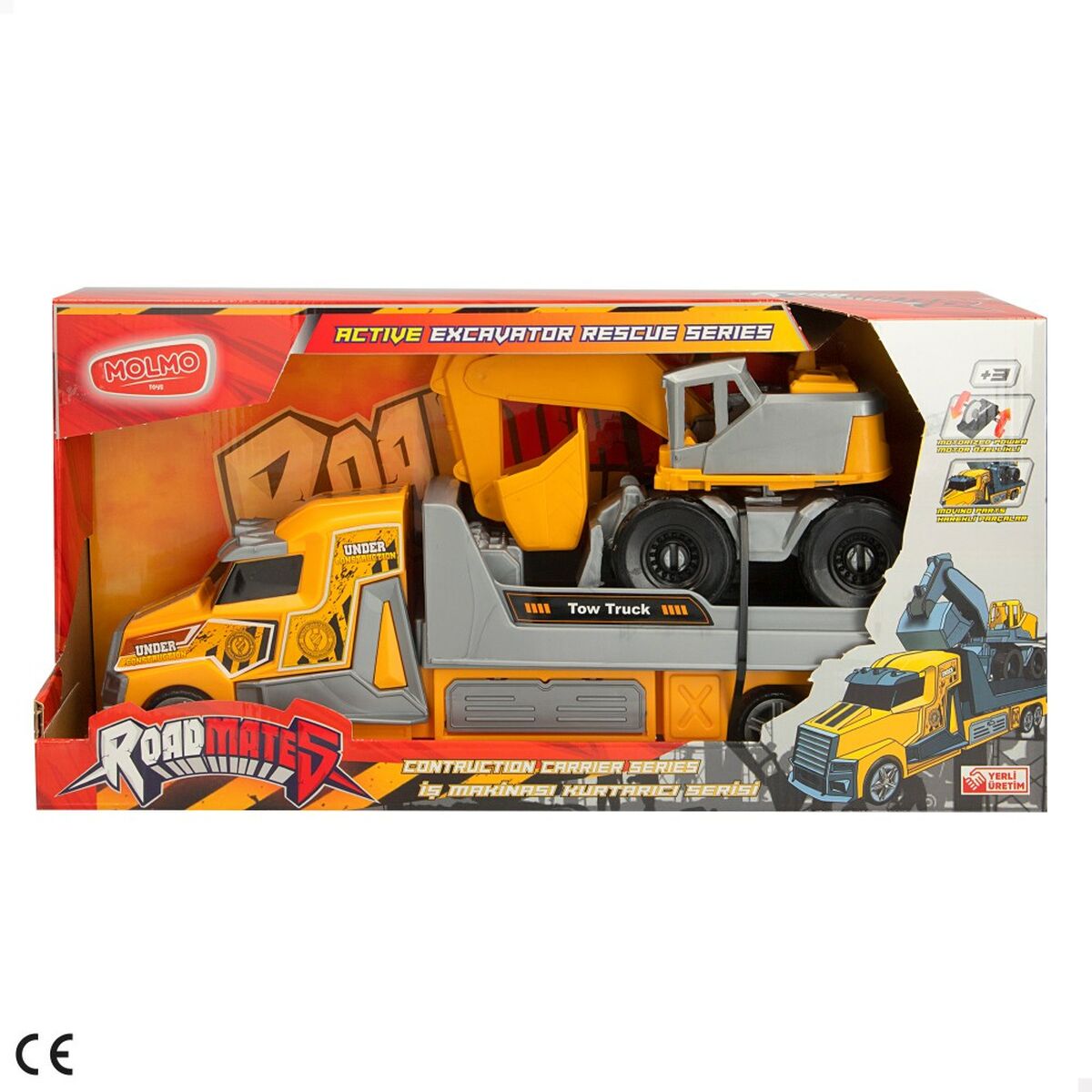 Autotransporter und Nutzfahrzeuge Colorbaby 36 x 11 x 10 cm (6 Stück)