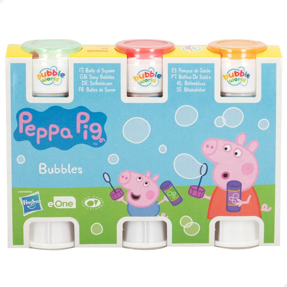 Blasebalg-Set Peppa Pig 3 Stücke 60 ml (24 Stück)