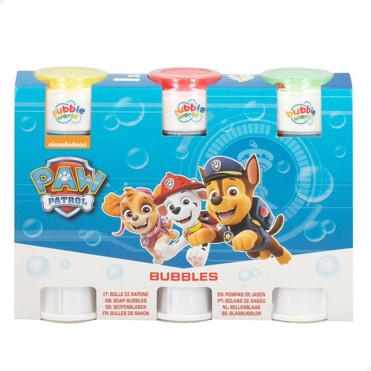 Blasebalg-Set The Paw Patrol 3 Stücke 60 ml (24 Stück)