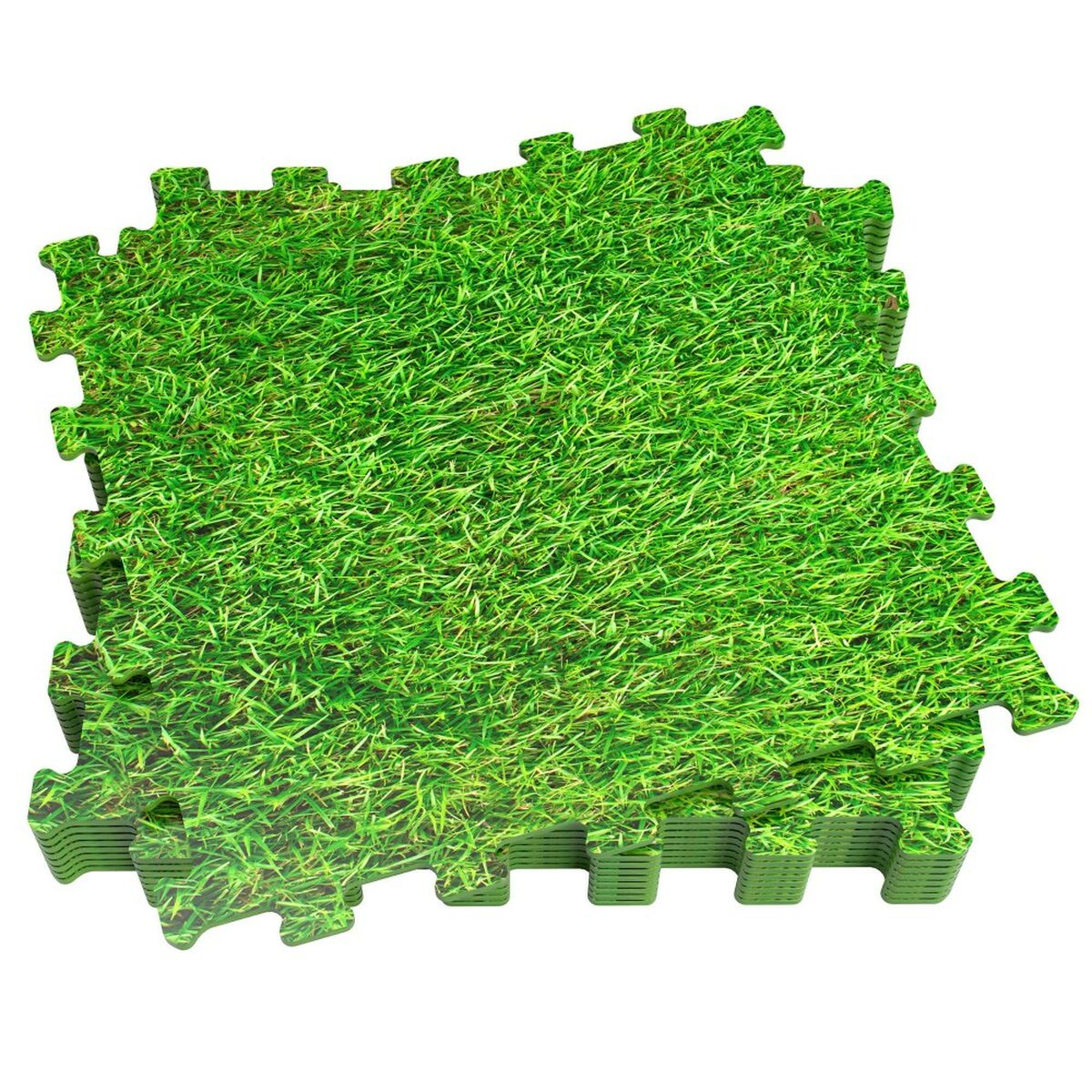 Kinderpuzzle Aktive Rasen 8 Stücke Moosgummi 50 x 0,4 x 50 cm (4 Stück)