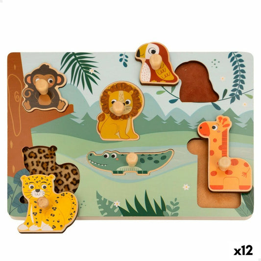 Puzzle: Tiere Woomax + 18 Monate (12 Stück)